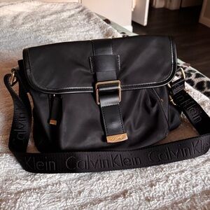 Calvin Klein Black Messenger Bag
